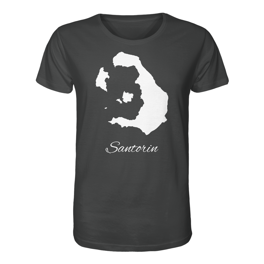 Santorin Silhouette Griechenland - Organic Shirt