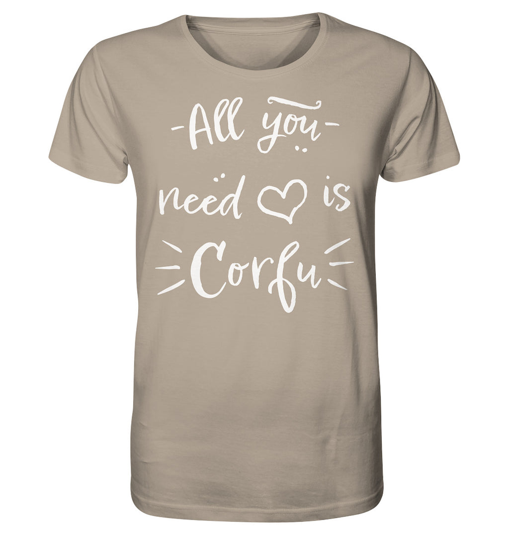Tout ce dont vous avez besoin c'est de Corfou - Chemise bio