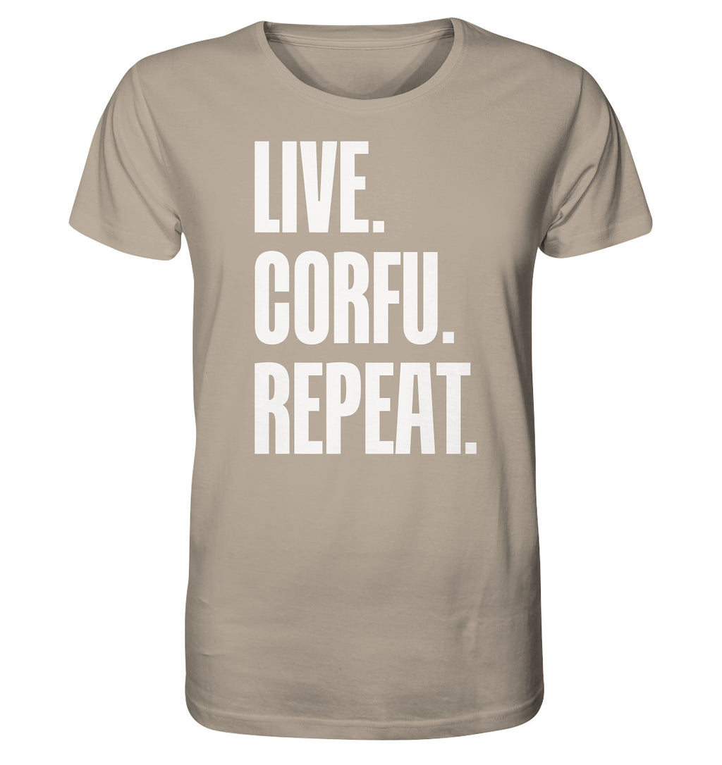 LIVE. CORFU. REPEAT. - Organic Shirt