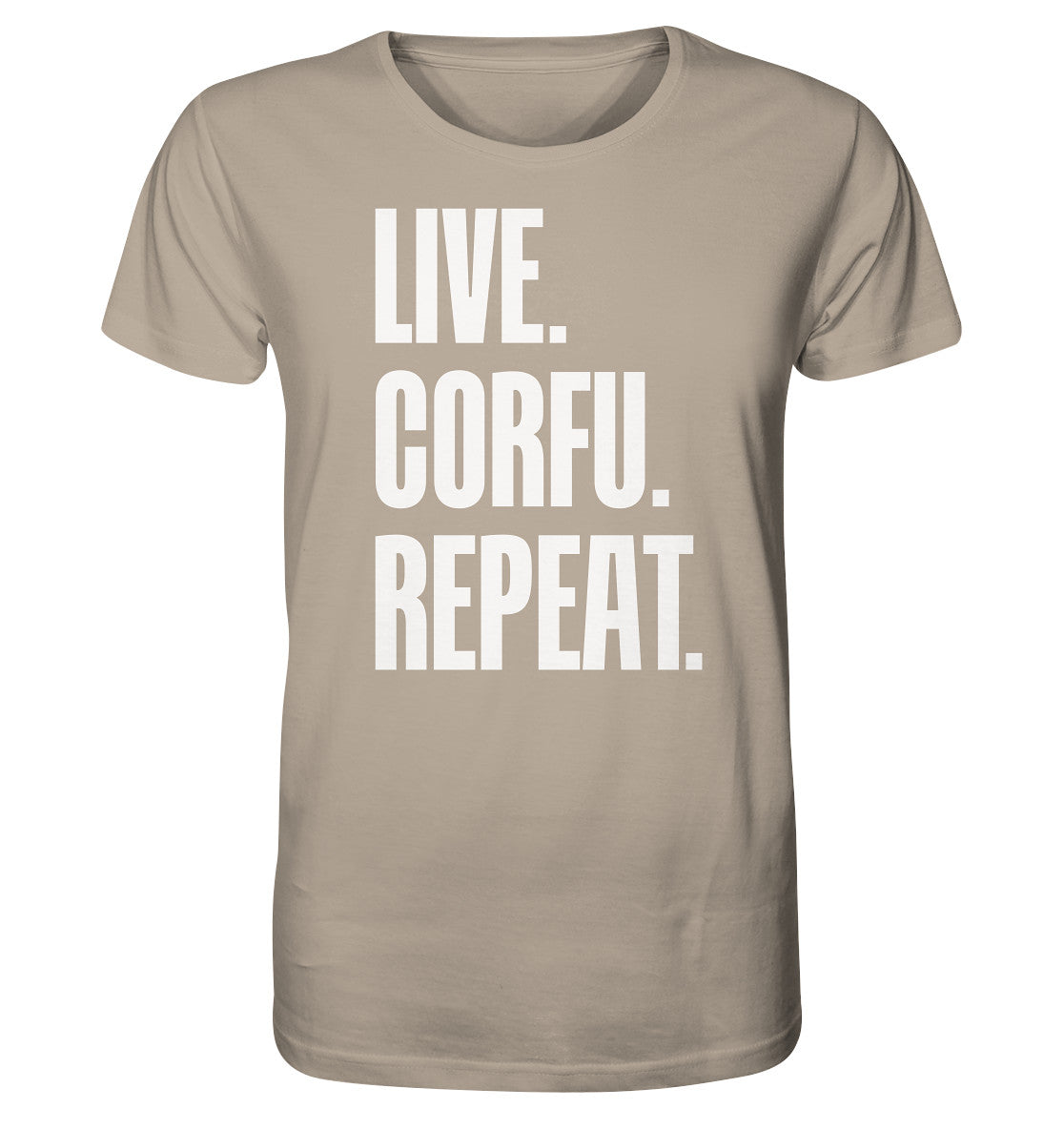 LIVE. CORFU. REPEAT. - Organic Shirt