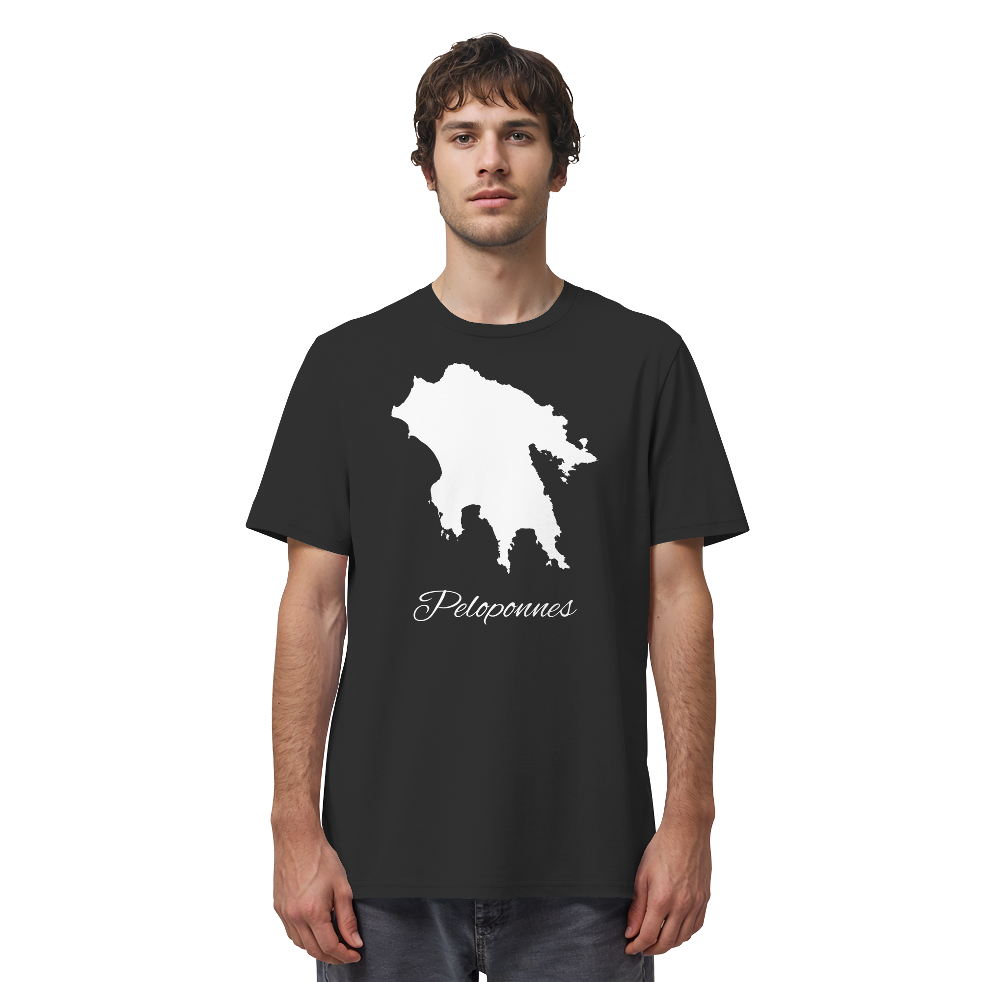 Peloponnes Silhouette Griechenland - Organic Shirt