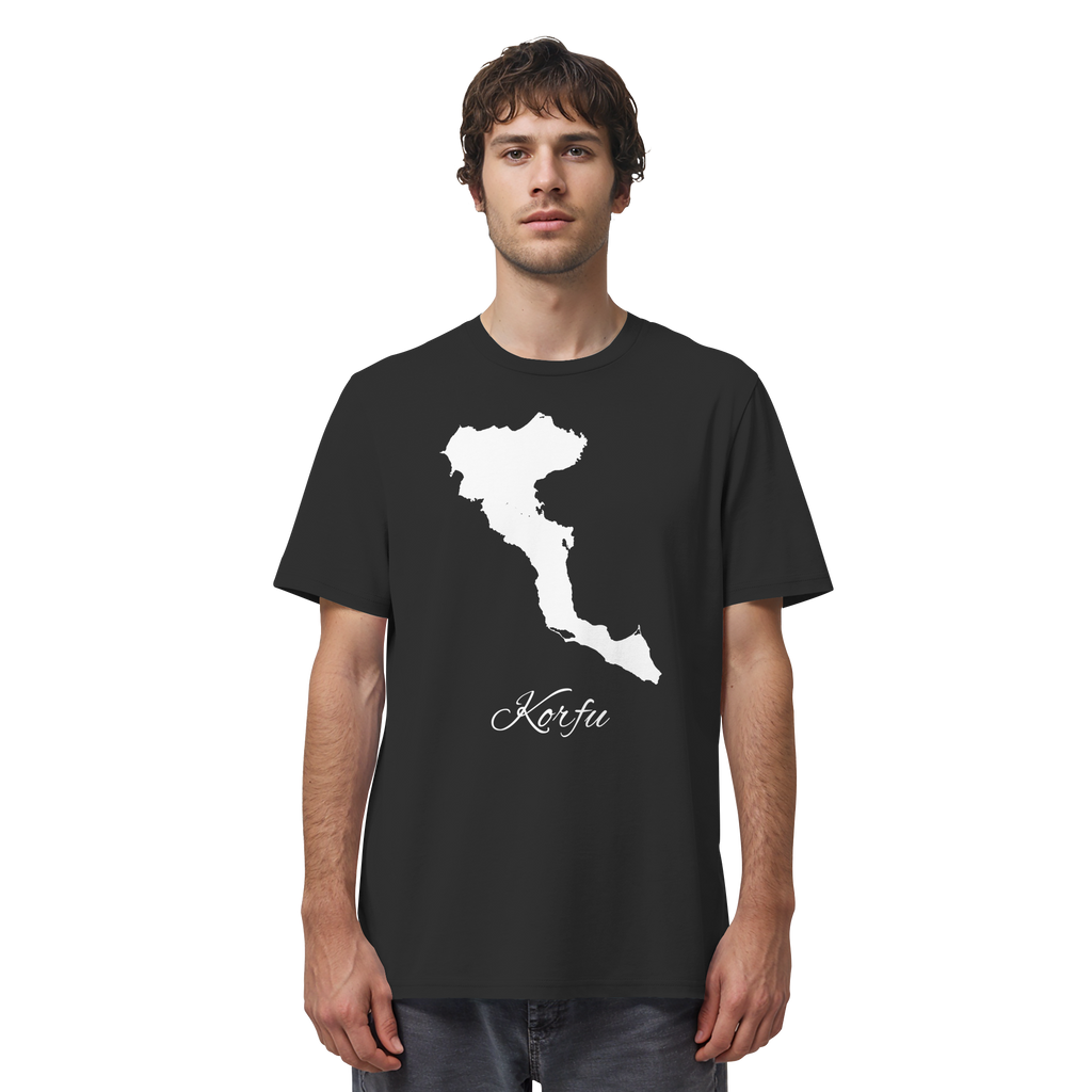 Korfu Silhouette Griechenland - Organic Shirt