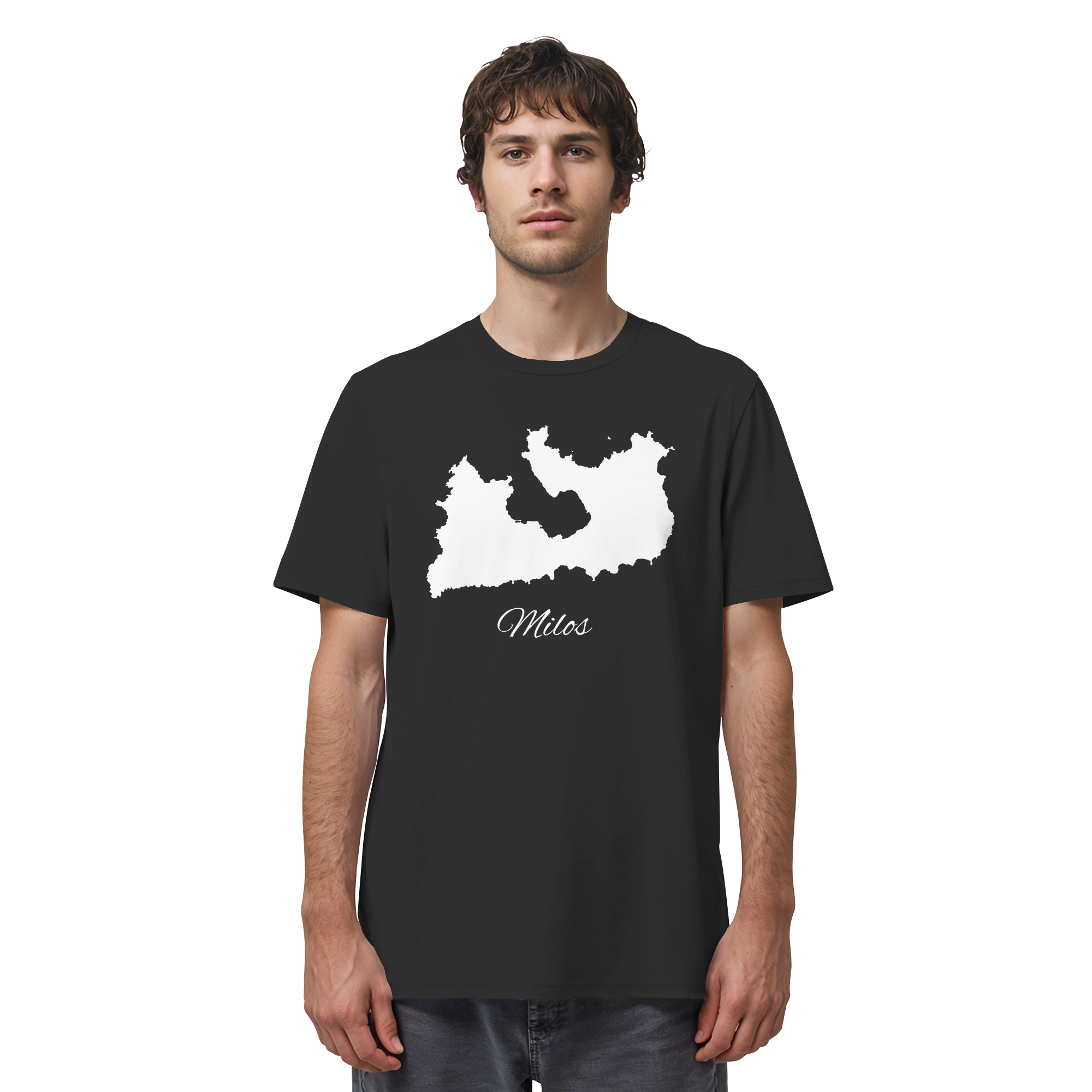 Milos Silhouette Griechenland - Organic Shirt