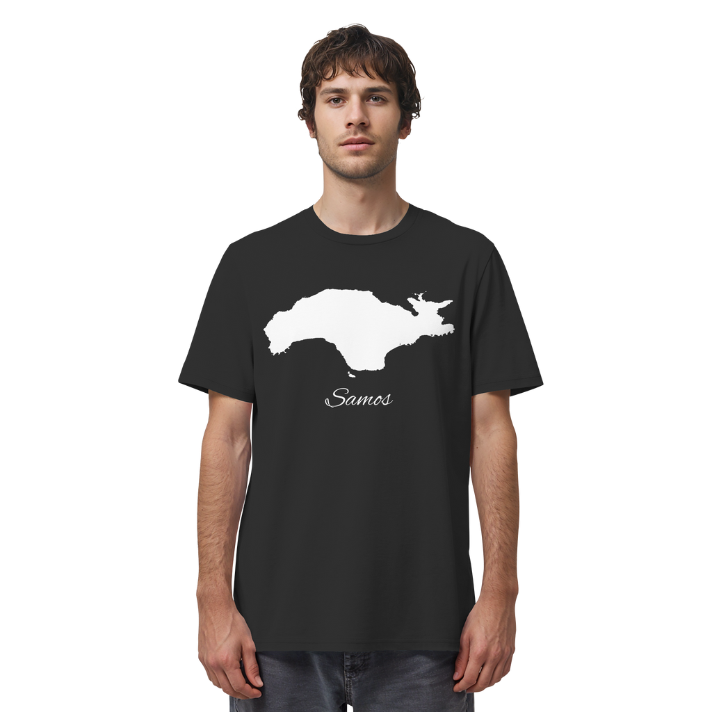 Samos Silhouette Griechenland - Organic Shirt