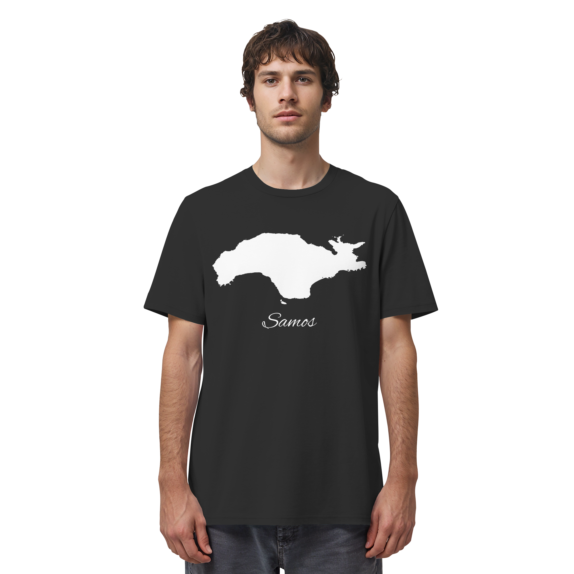Samos Silhouette Griechenland - Organic Shirt