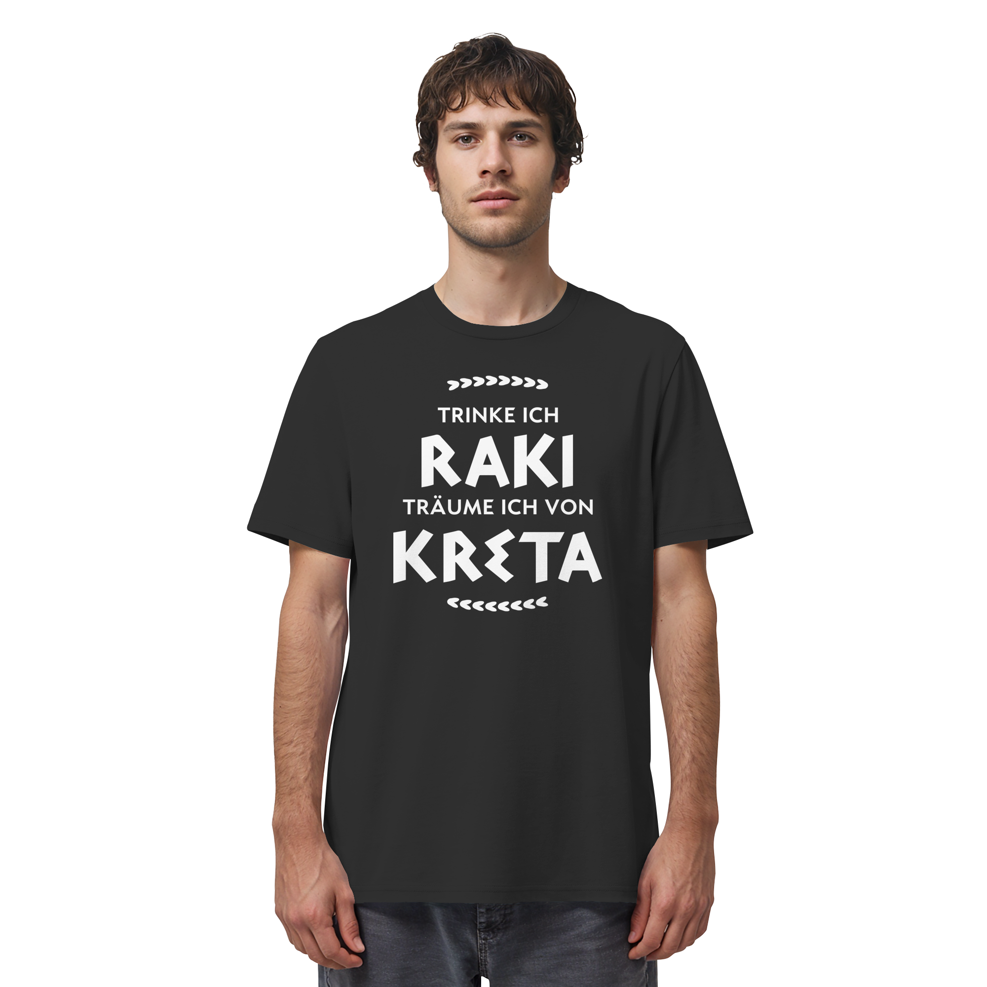 Trinke ich Raki träume ich von Kreta - Organic Shirt