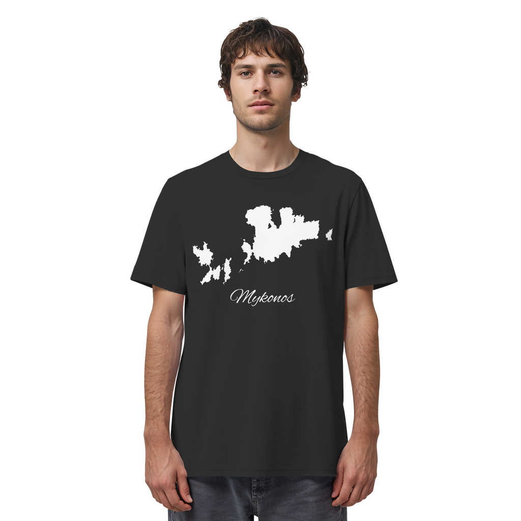 Mykonos Silhouette Griechenland - Organic Shirt