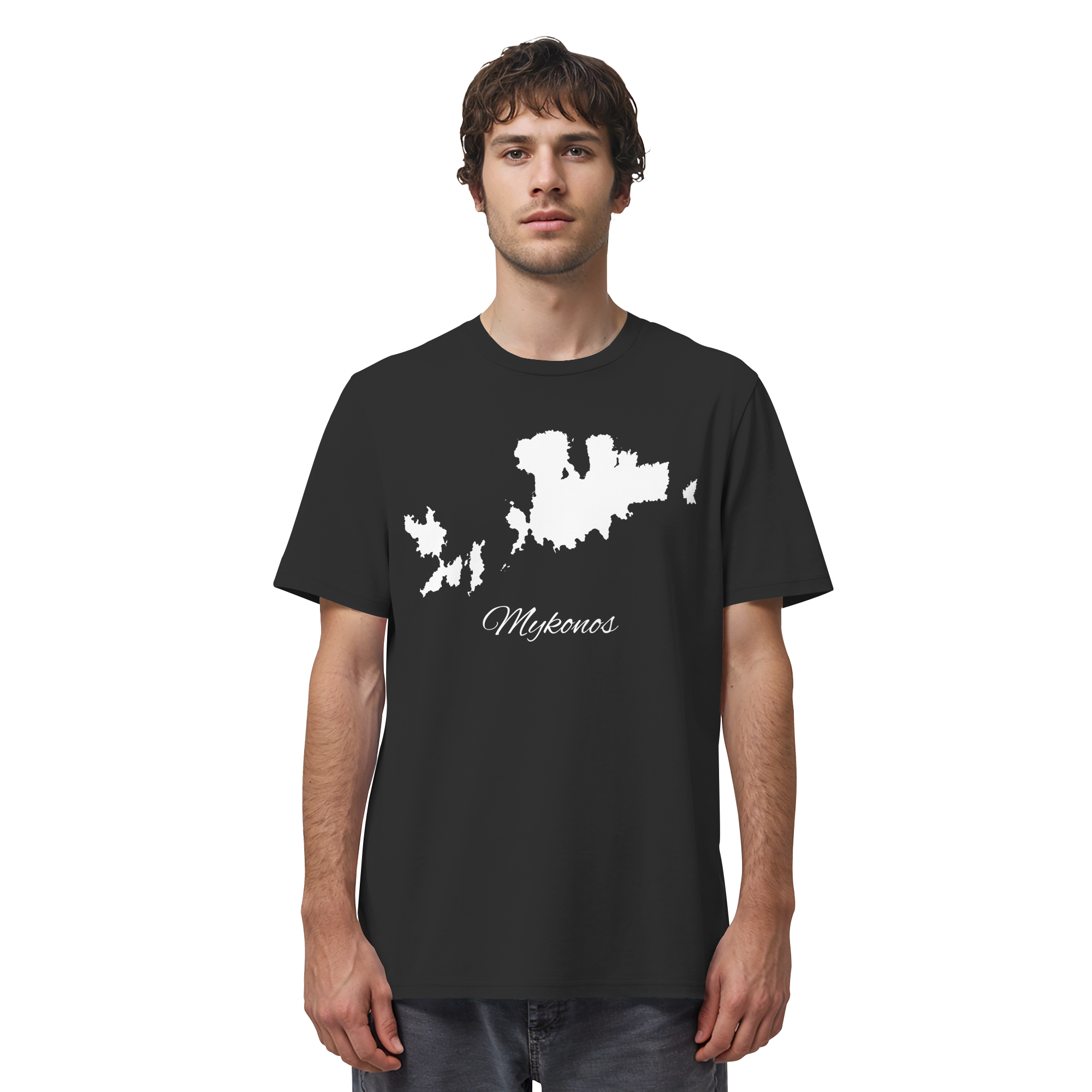 Mykonos Silhouette Griechenland - Organic Shirt
