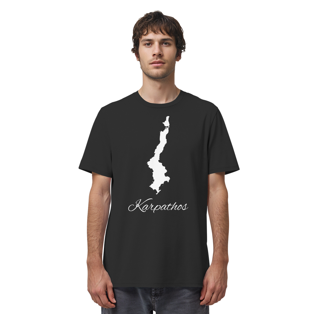 Karpathos Silhouette Griechenland - Organic Shirt