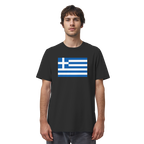 Griechenland Flagge - Organic Shirt
