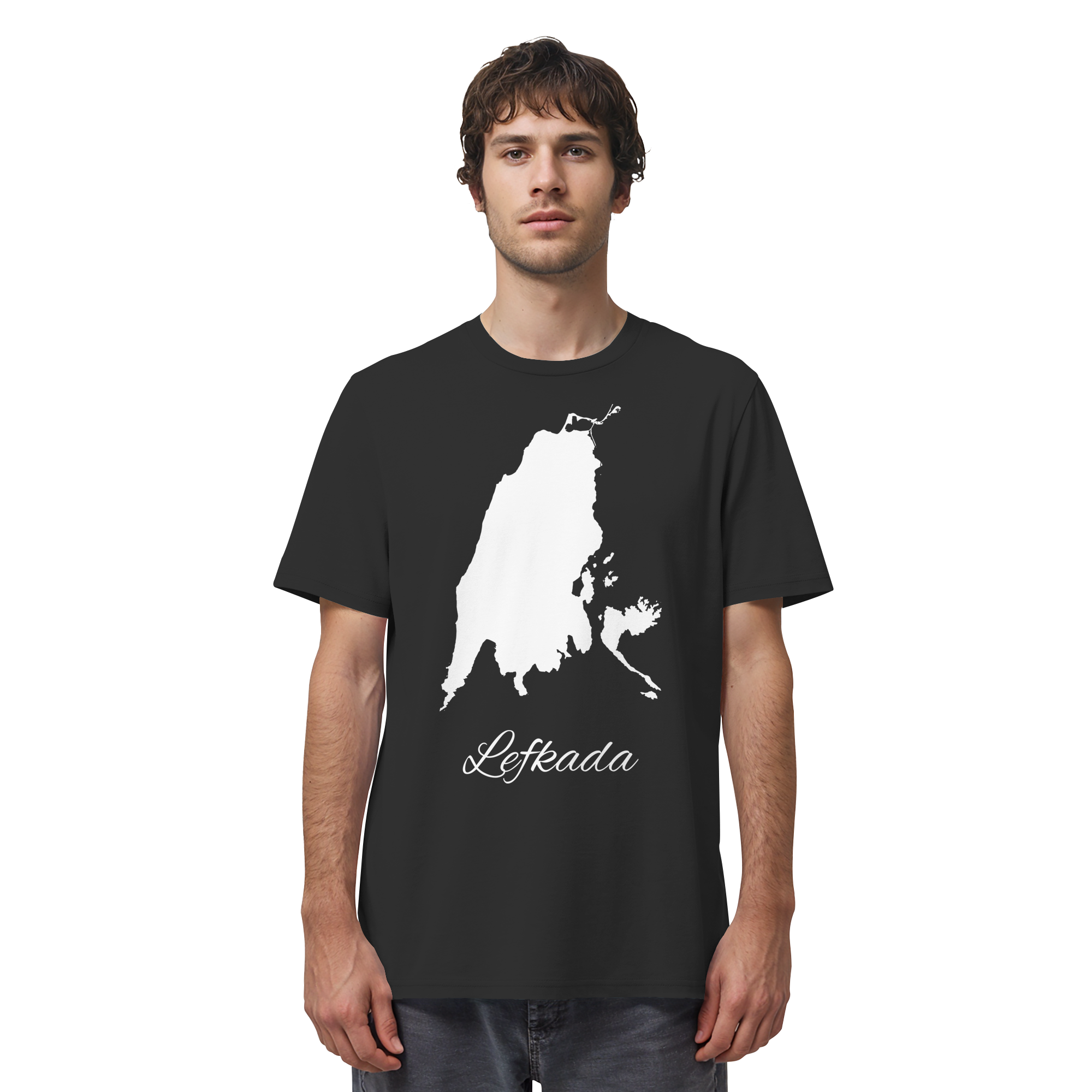 Lefkada Silhouette Griechenland - Organic Shirt