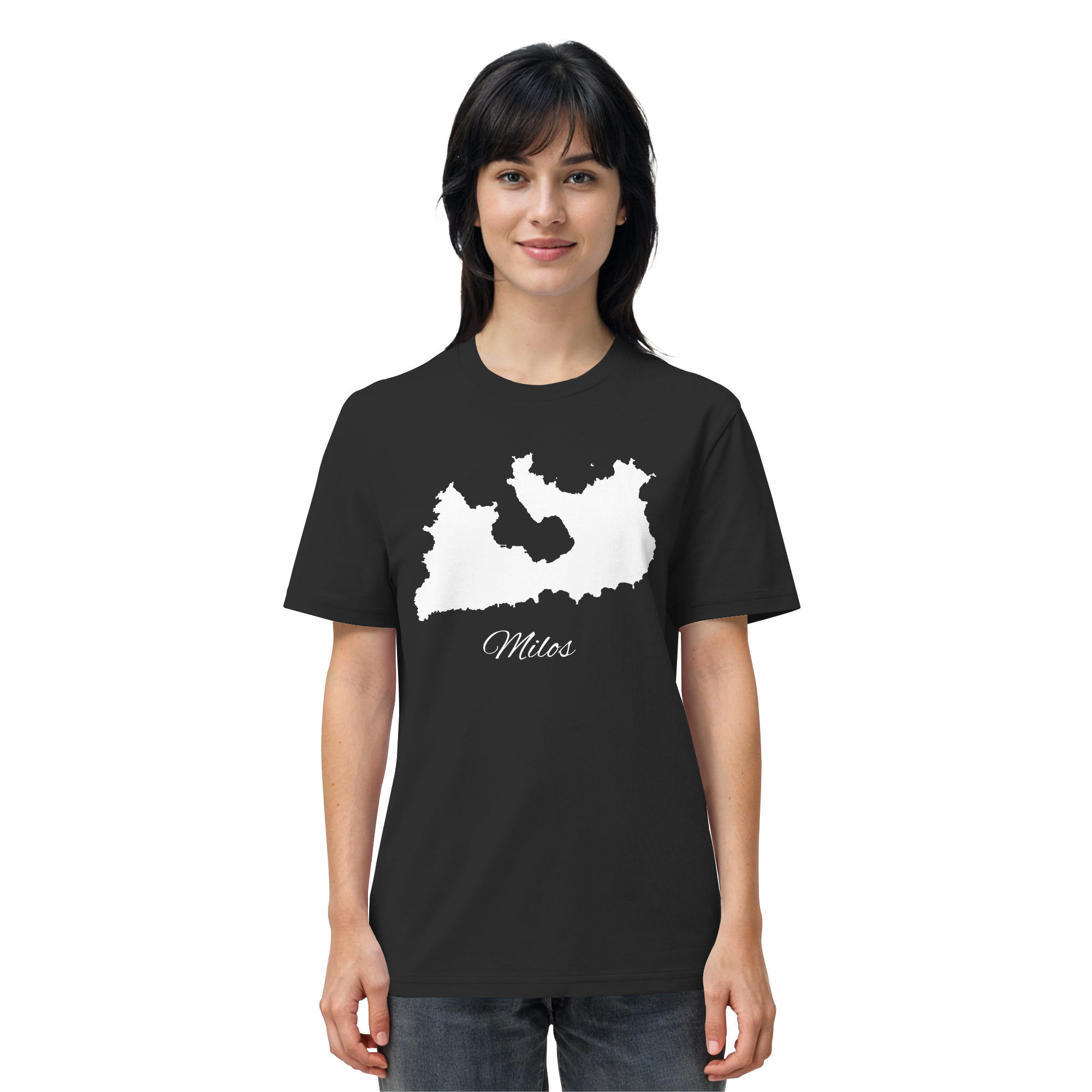 Milos Silhouette Griechenland - Organic Shirt