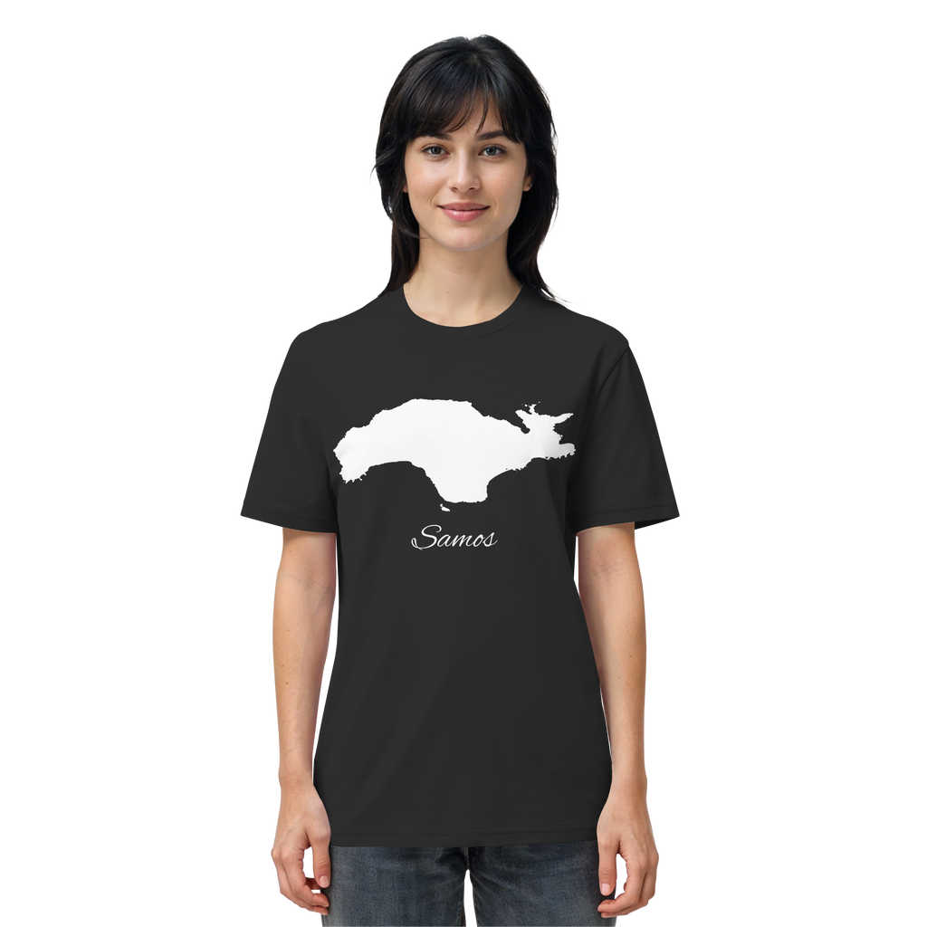 Samos Silhouette Griechenland - Organic Shirt