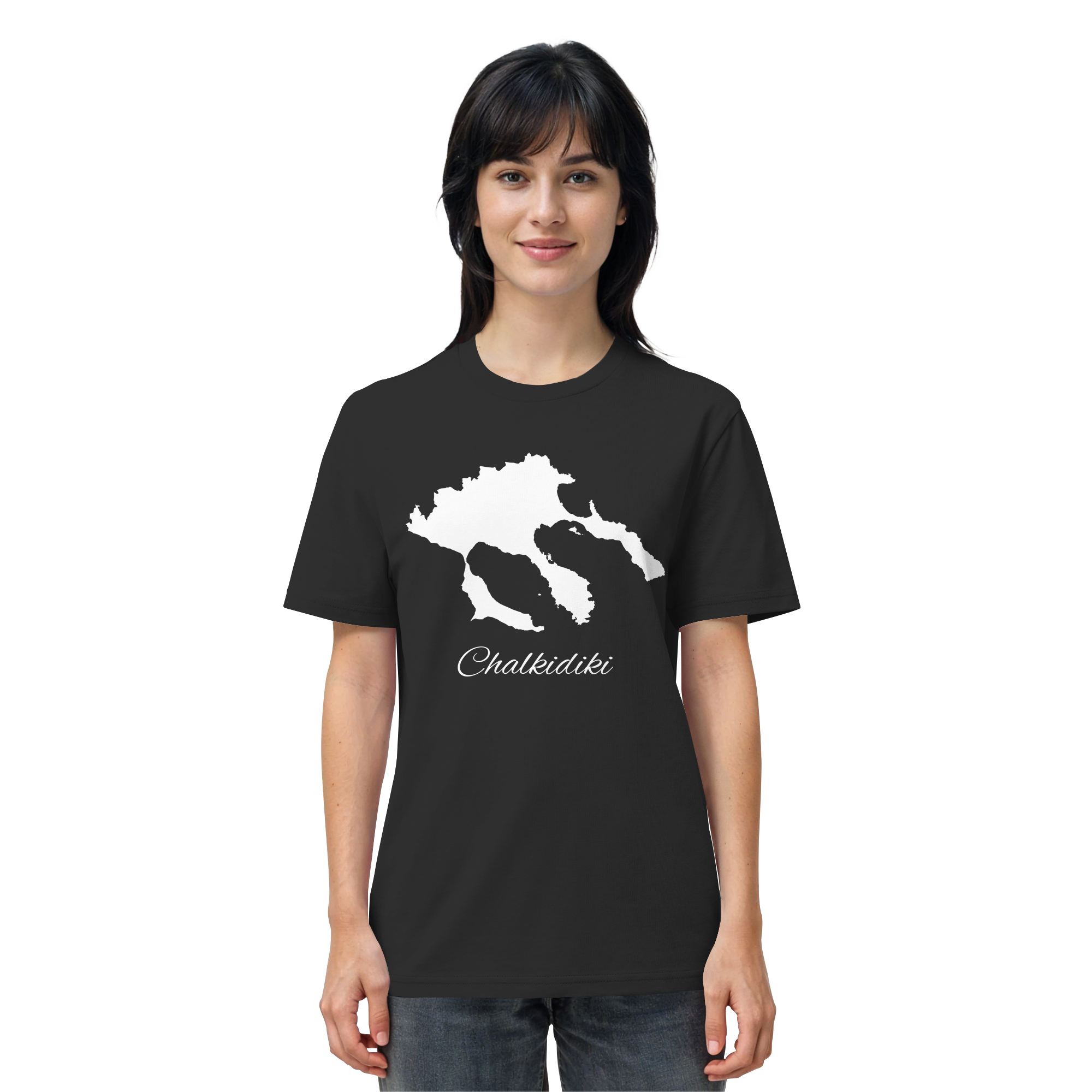 Chalkidiki Silhouette Griechenland - Organic Shirt