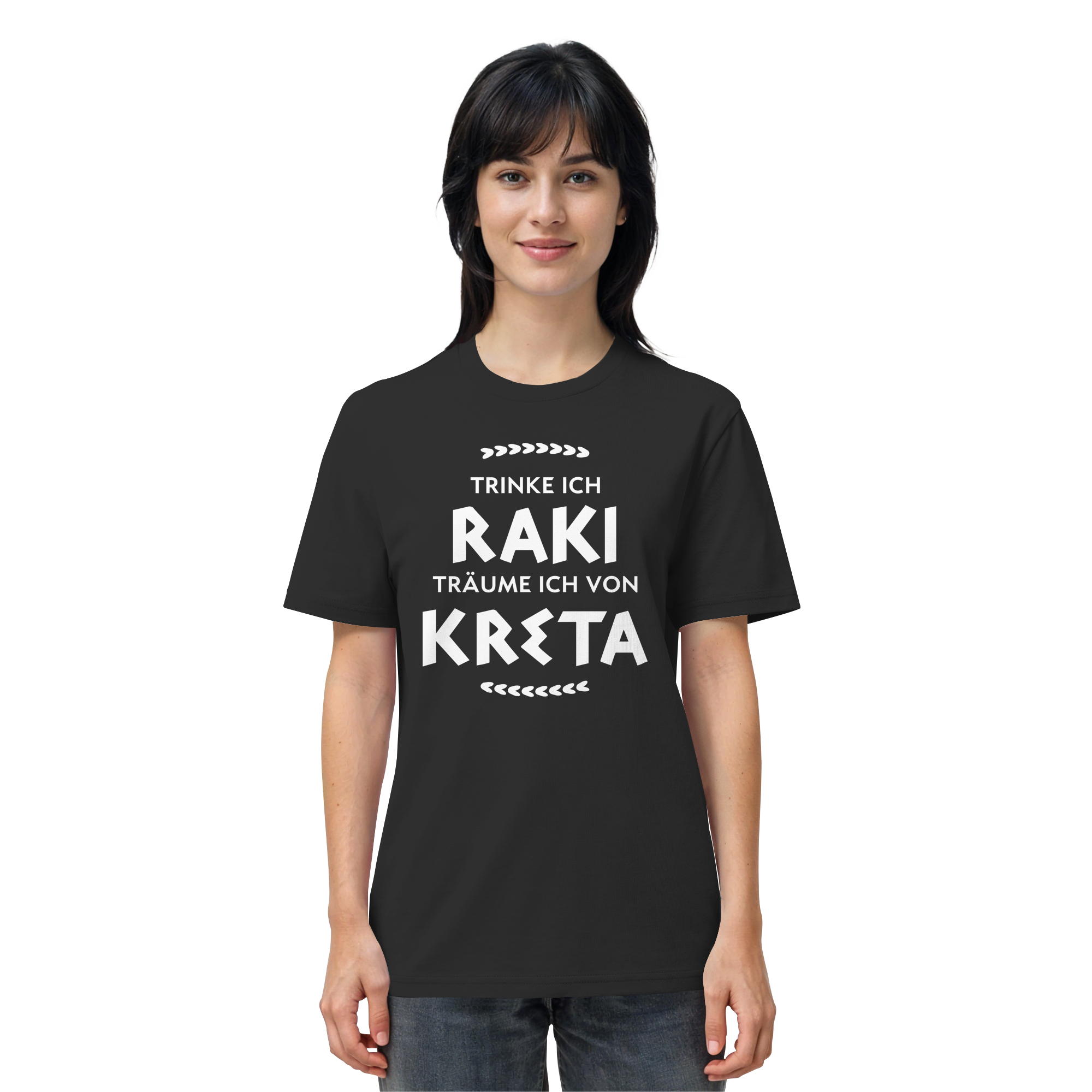 Trinke ich Raki träume ich von Kreta - Organic Shirt