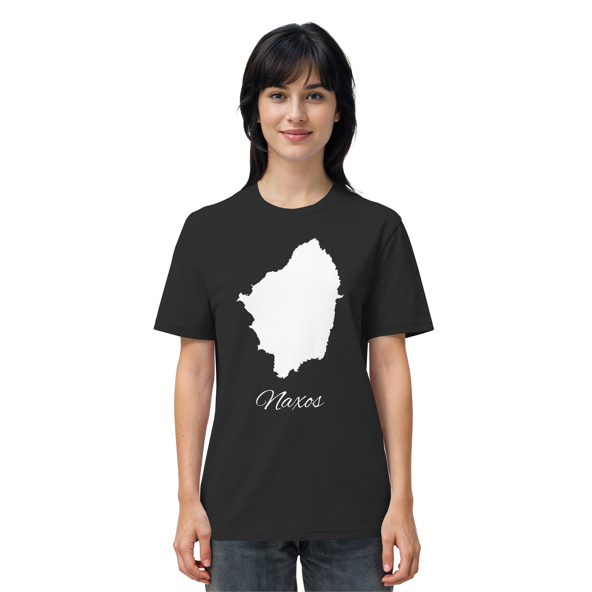 Naxos Silhouette Griechenland - Organic Shirt