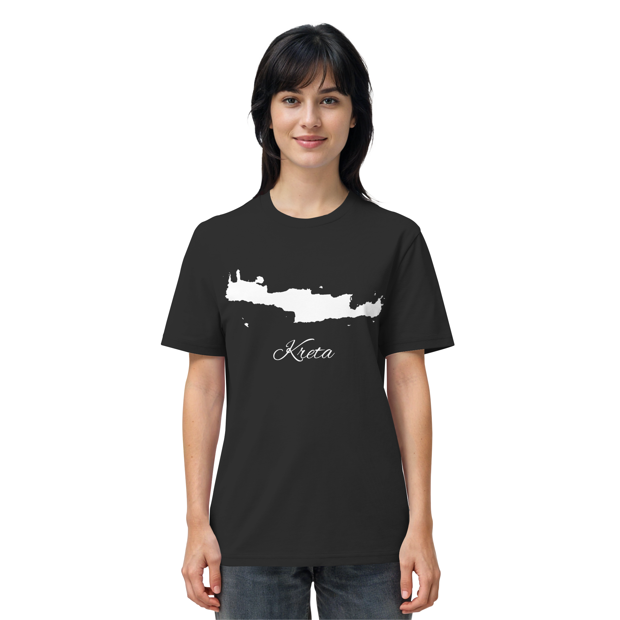Kreta Silhouette Griechenland - Organic Shirt