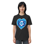 Kos - Blaues Herz - Organic Shirt