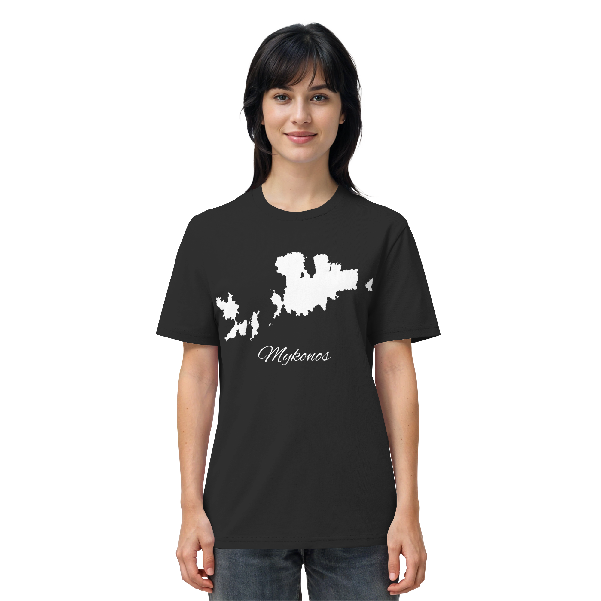 Mykonos Silhouette Griechenland - Organic Shirt