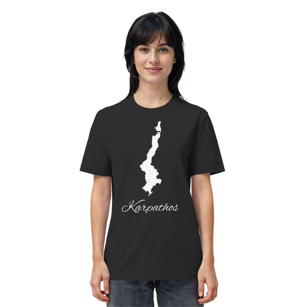 Karpathos Silhouette Griechenland - Organic Shirt