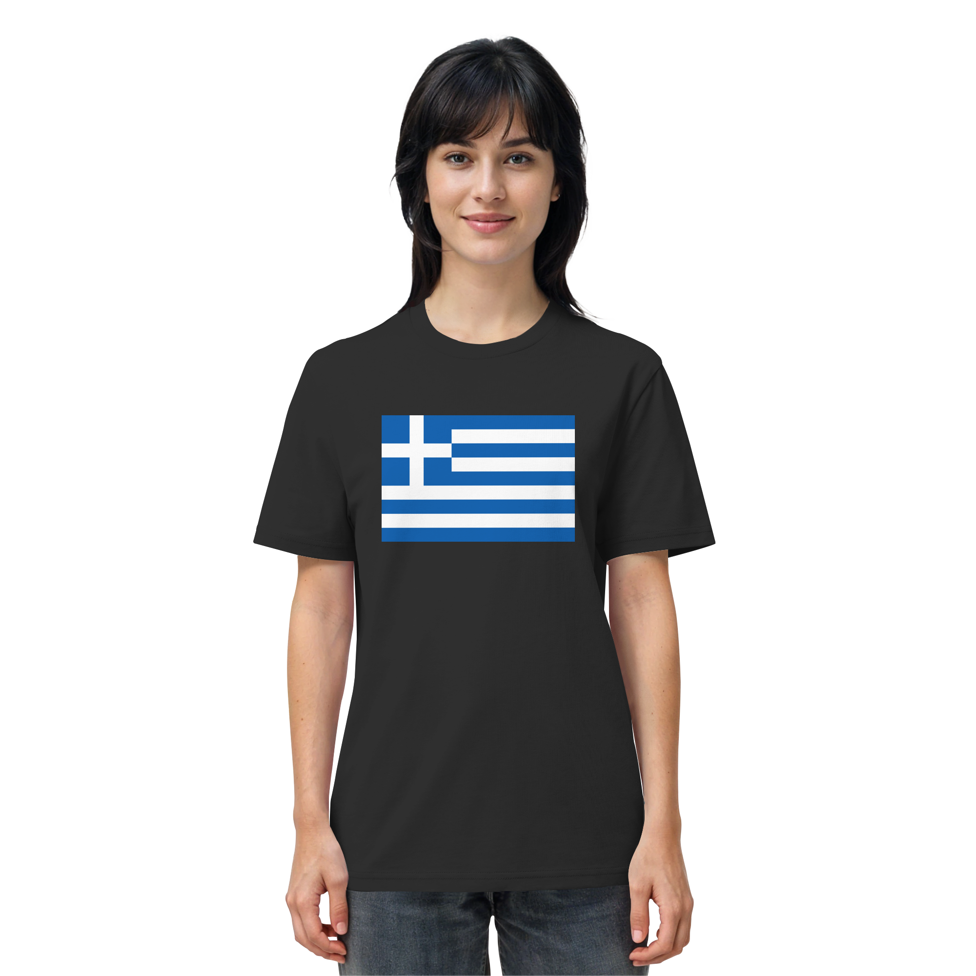 Griechenland Flagge - Organic Shirt