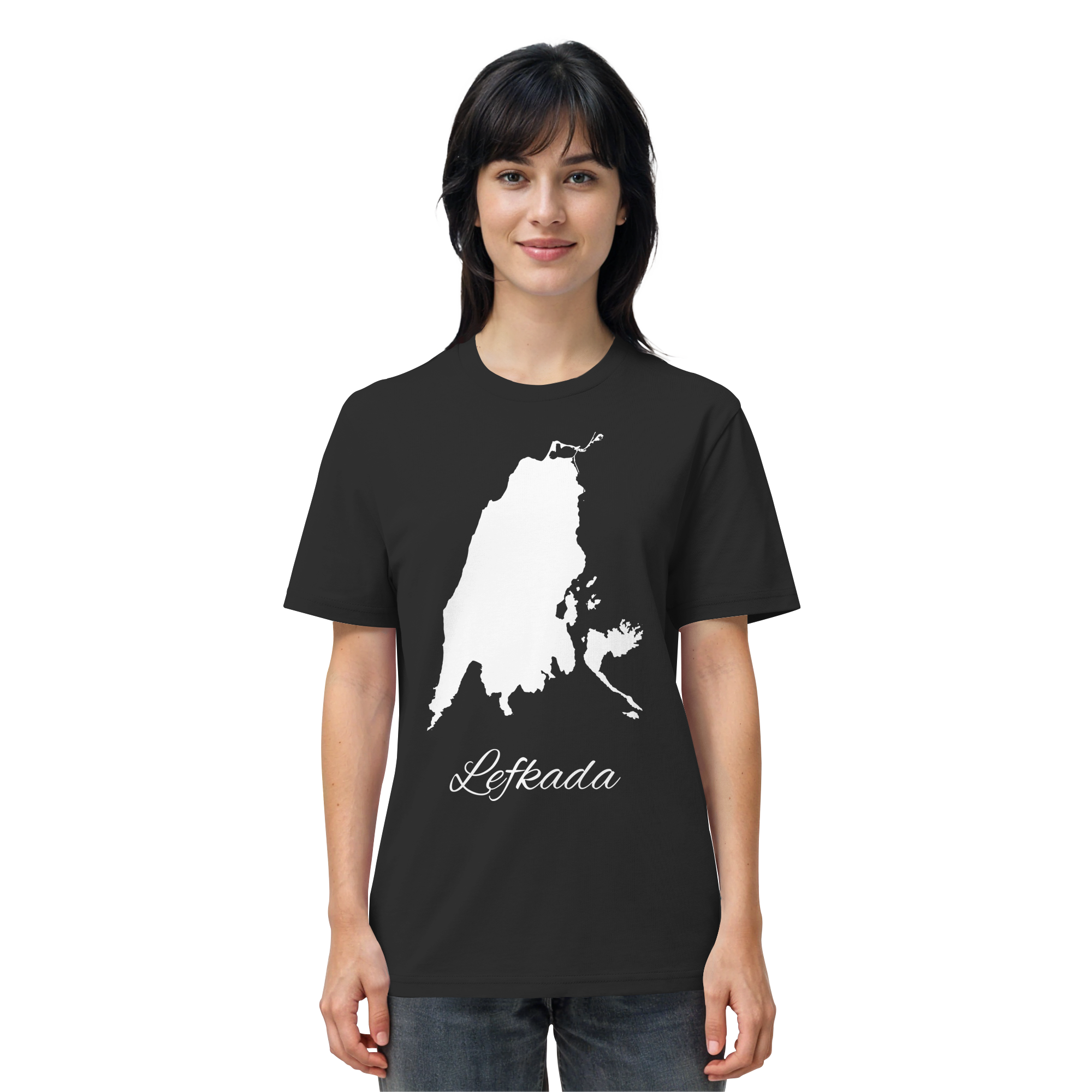 Lefkada Silhouette Griechenland - Organic Shirt