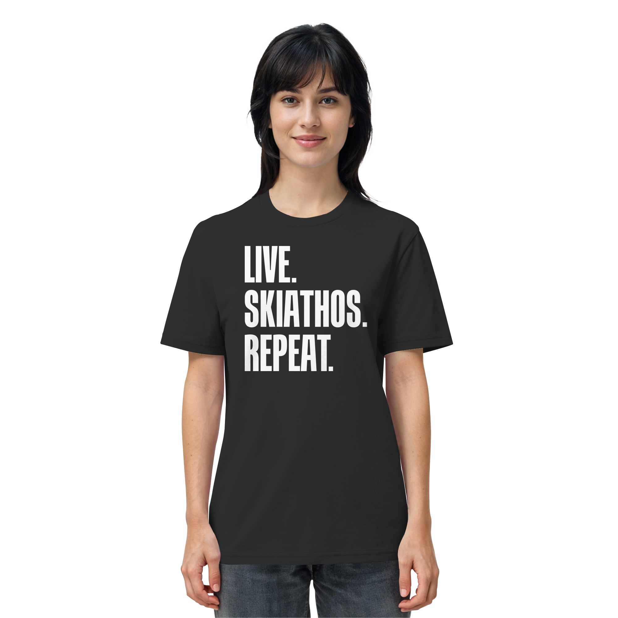 LIVE. SKIATHOS. REPEAT. - Organic Shirt