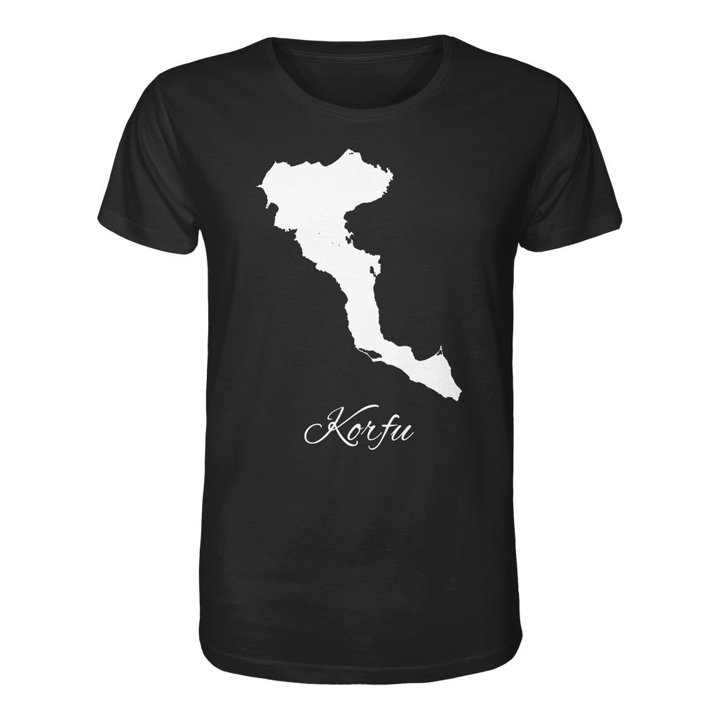 Korfu Silhouette Griechenland - Organic Shirt