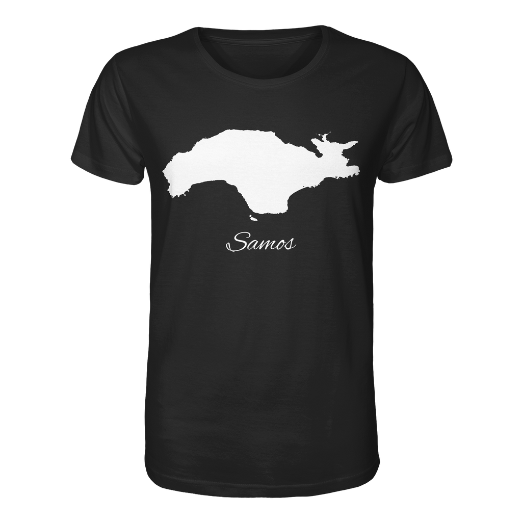 Samos Silhouette Griechenland - Organic Shirt