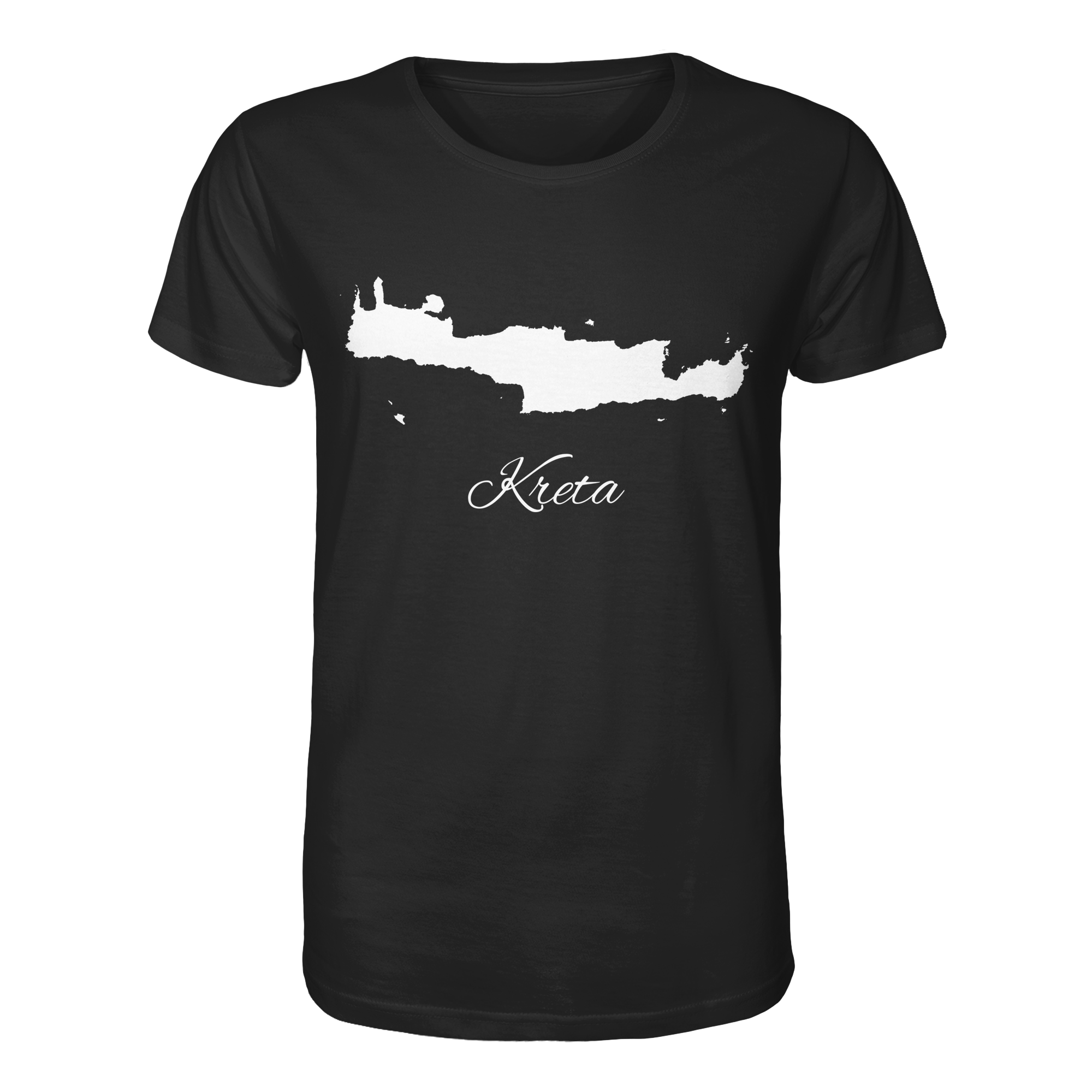 Kreta Silhouette Griechenland - Organic Shirt