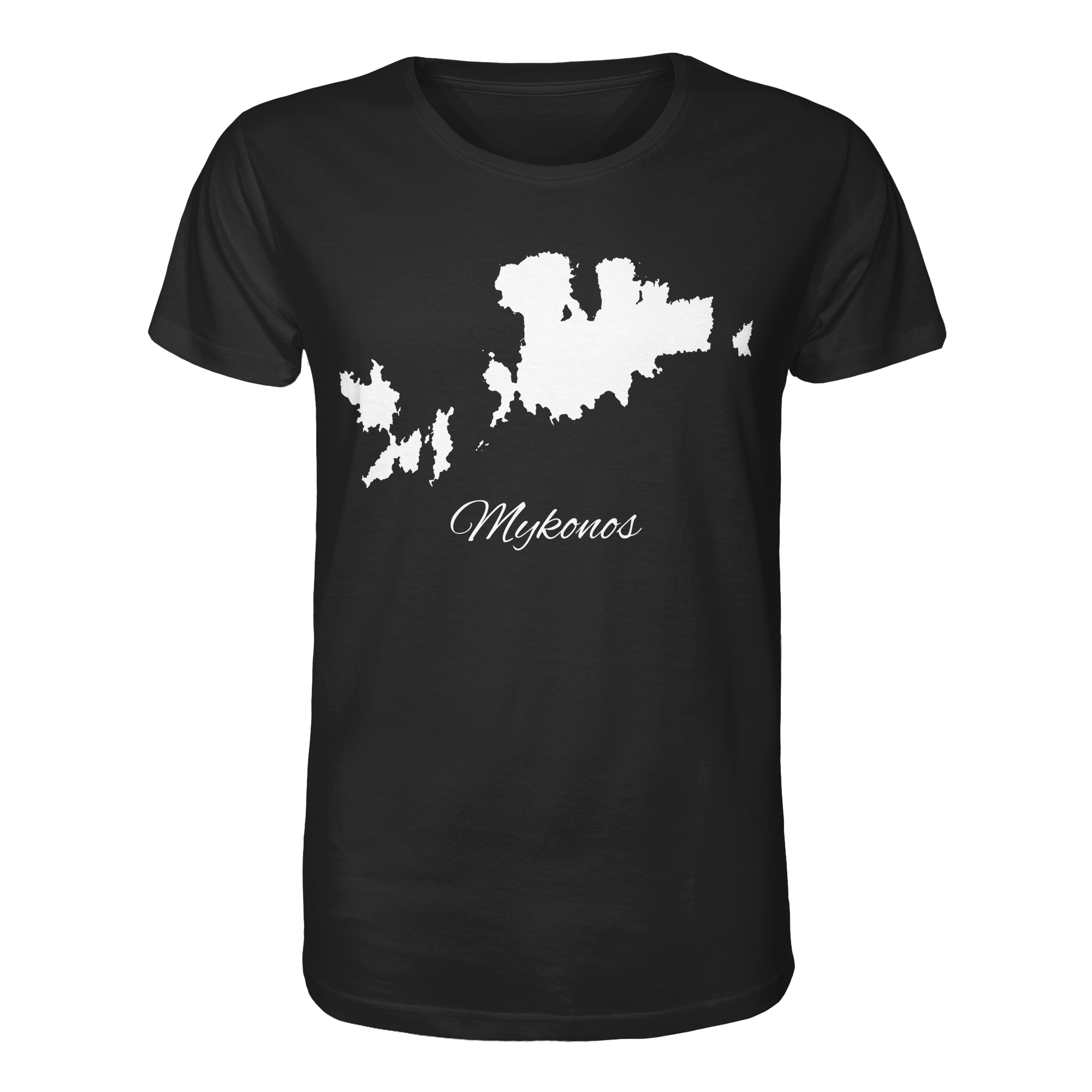 Mykonos Silhouette Griechenland - Organic Shirt
