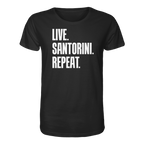 LIVE. SANTORINI. REPEAT. - Organic Shirt