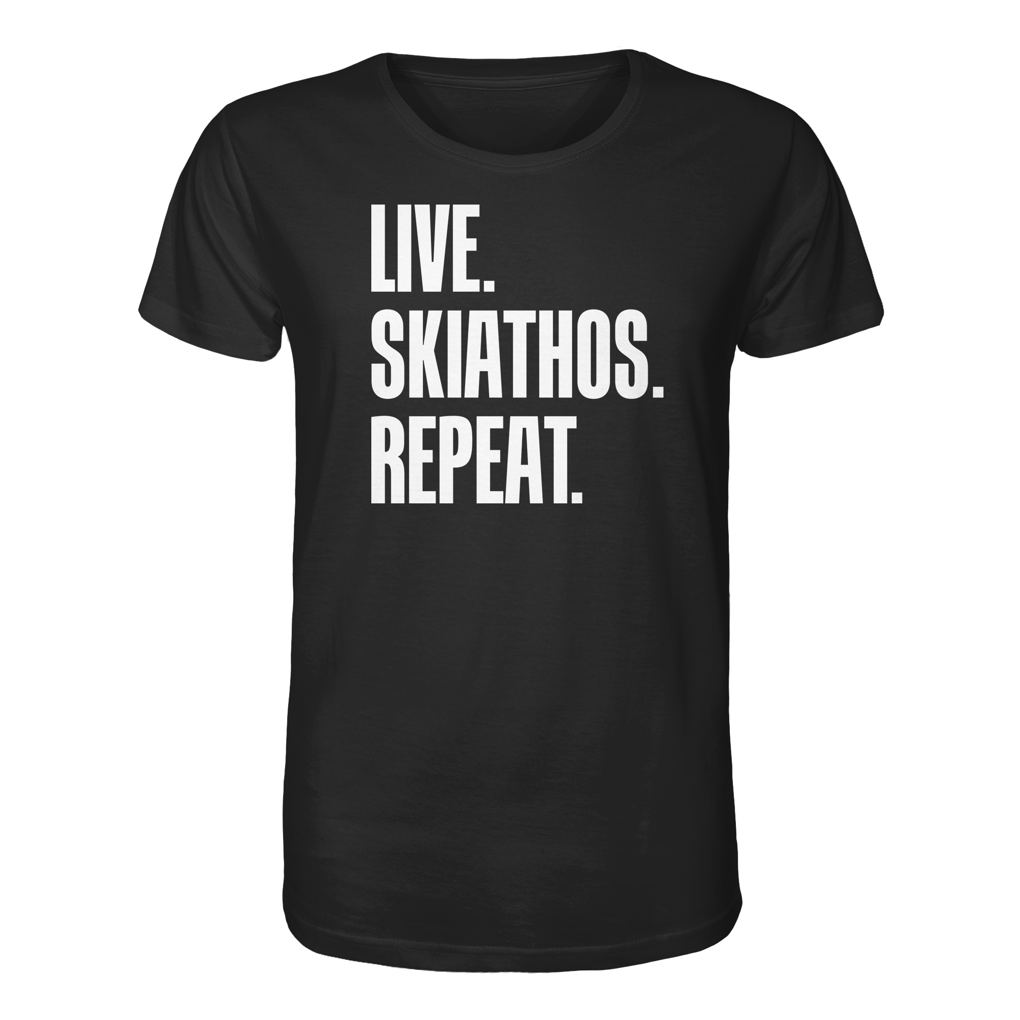 LIVE. SKIATHOS. REPEAT. - Organic Shirt