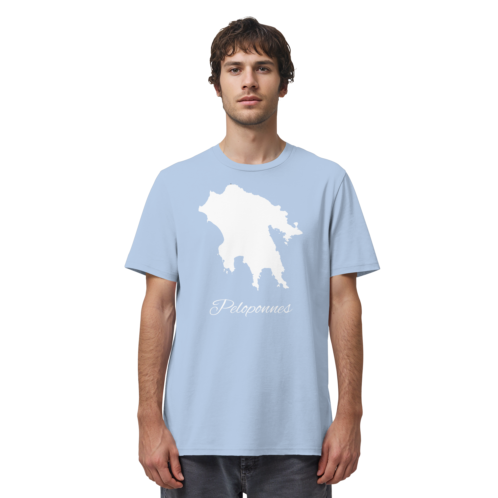 Peloponnes Silhouette Griechenland - Organic Shirt