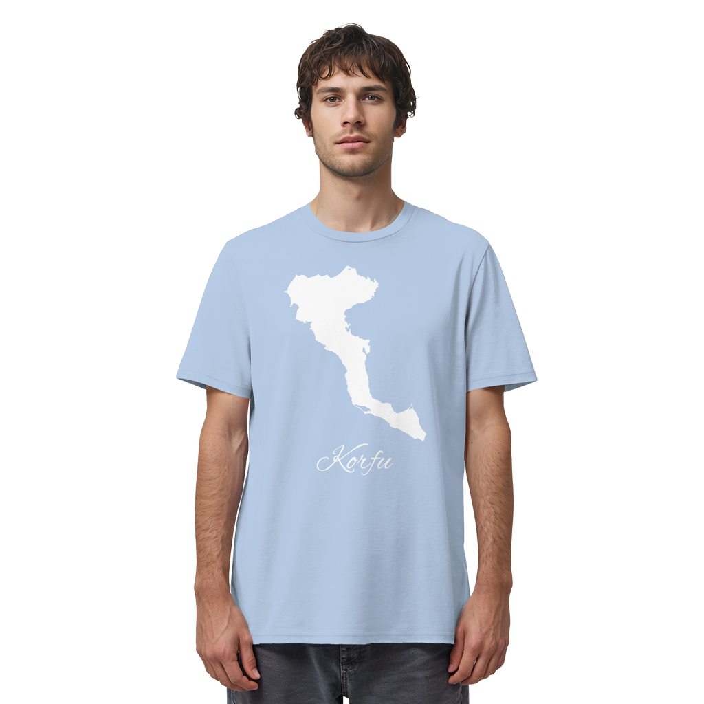 Korfu Silhouette Griechenland - Organic Shirt
