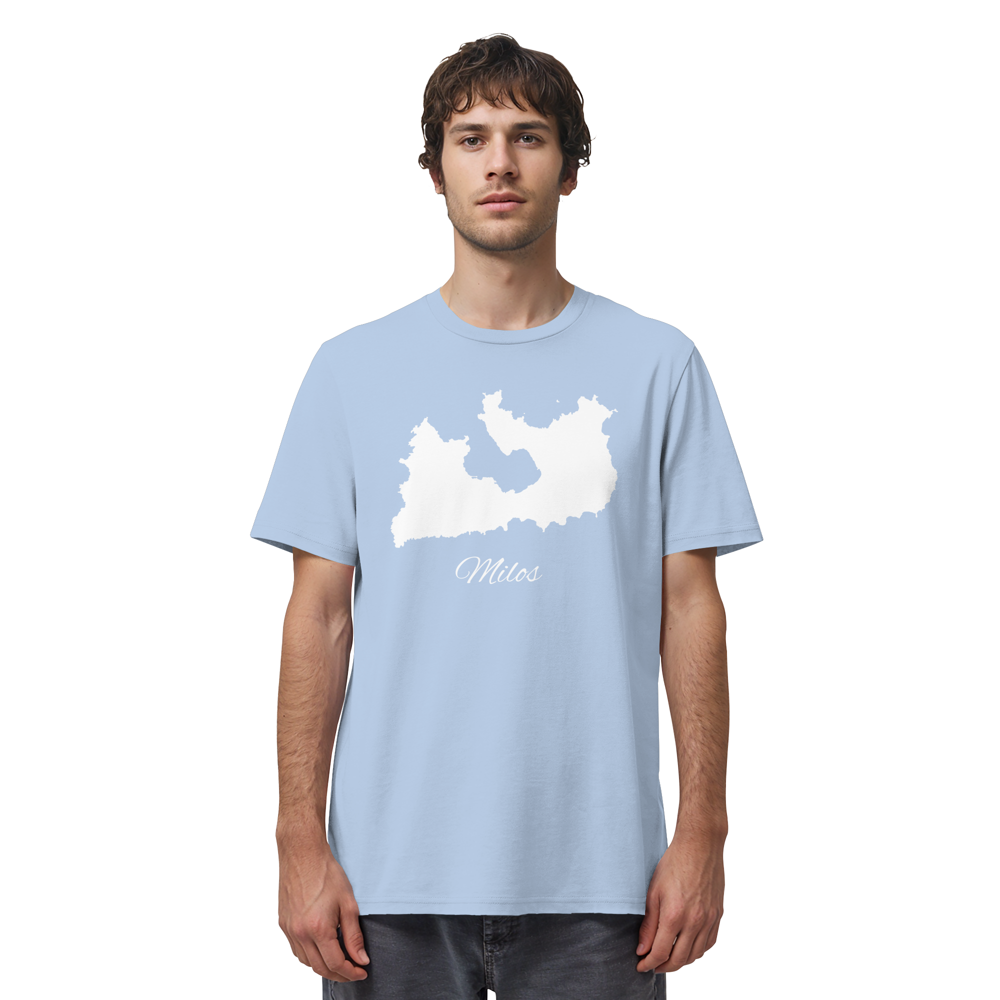Milos Silhouette Griechenland - Organic Shirt