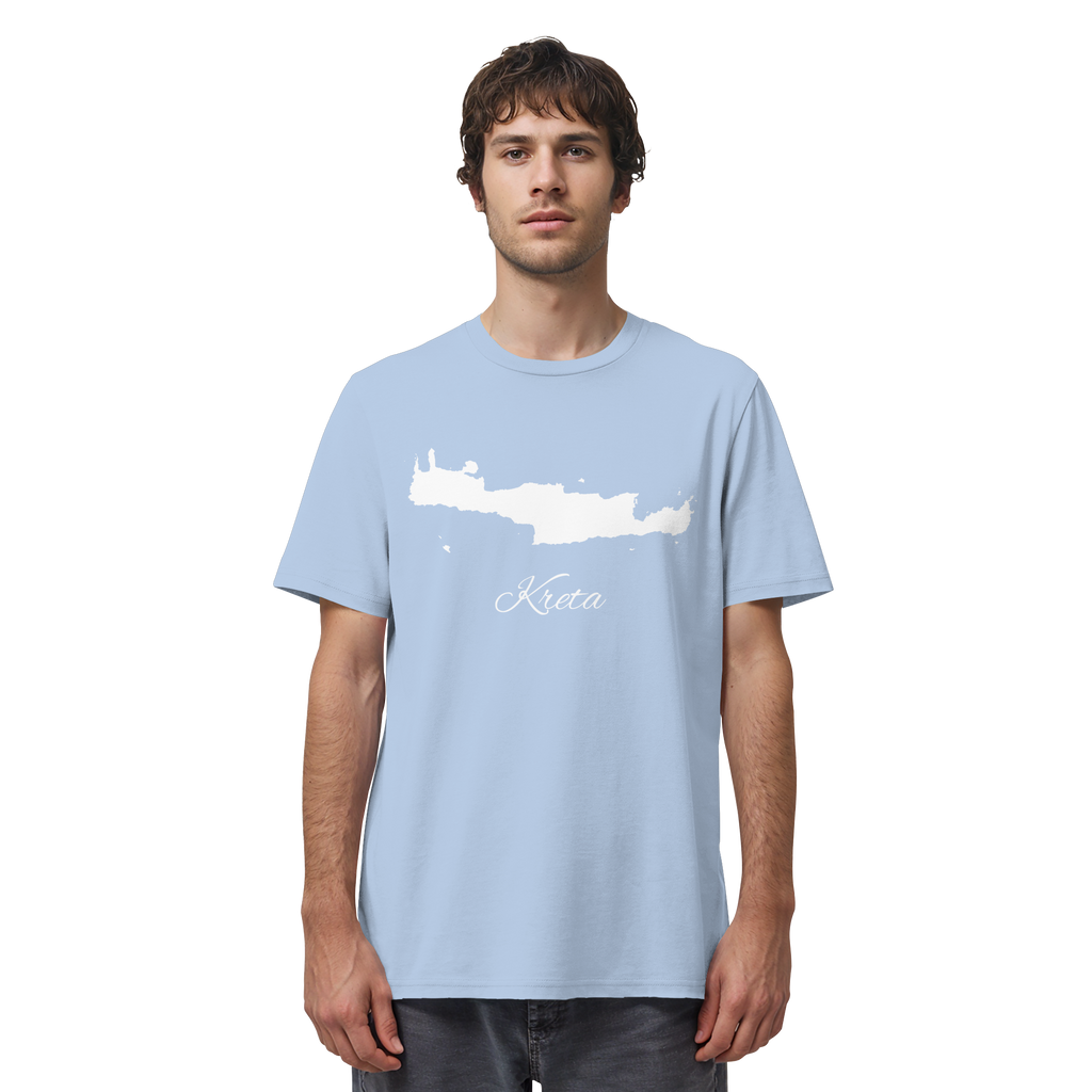 Kreta Silhouette Griechenland - Organic Shirt