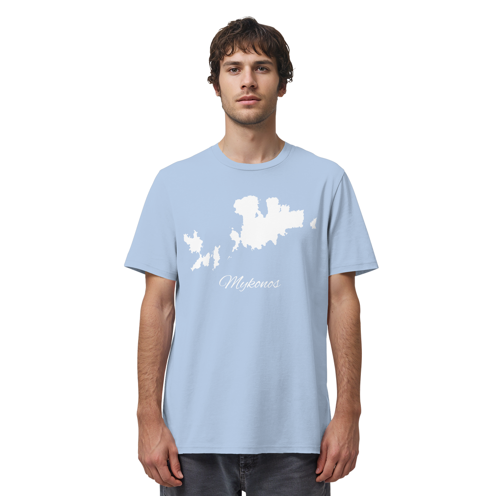 Mykonos Silhouette Griechenland - Organic Shirt