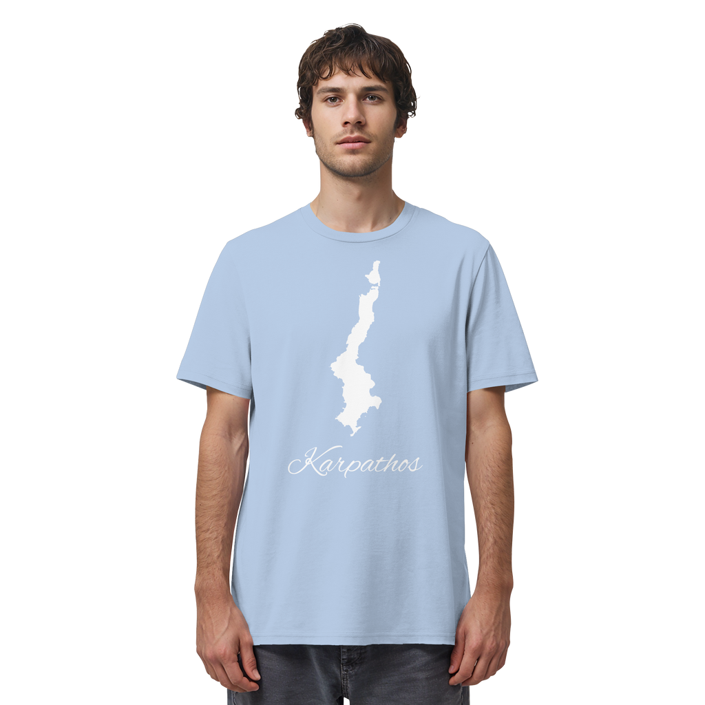 Karpathos Silhouette Griechenland - Organic Shirt