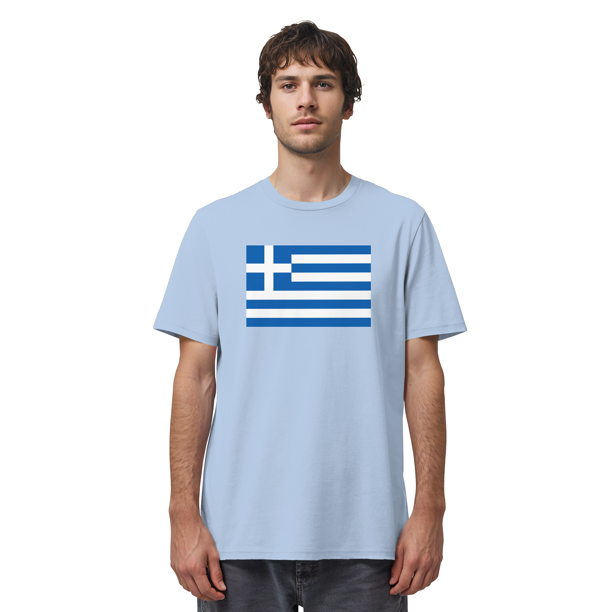 Griechenland Flagge - Organic Shirt