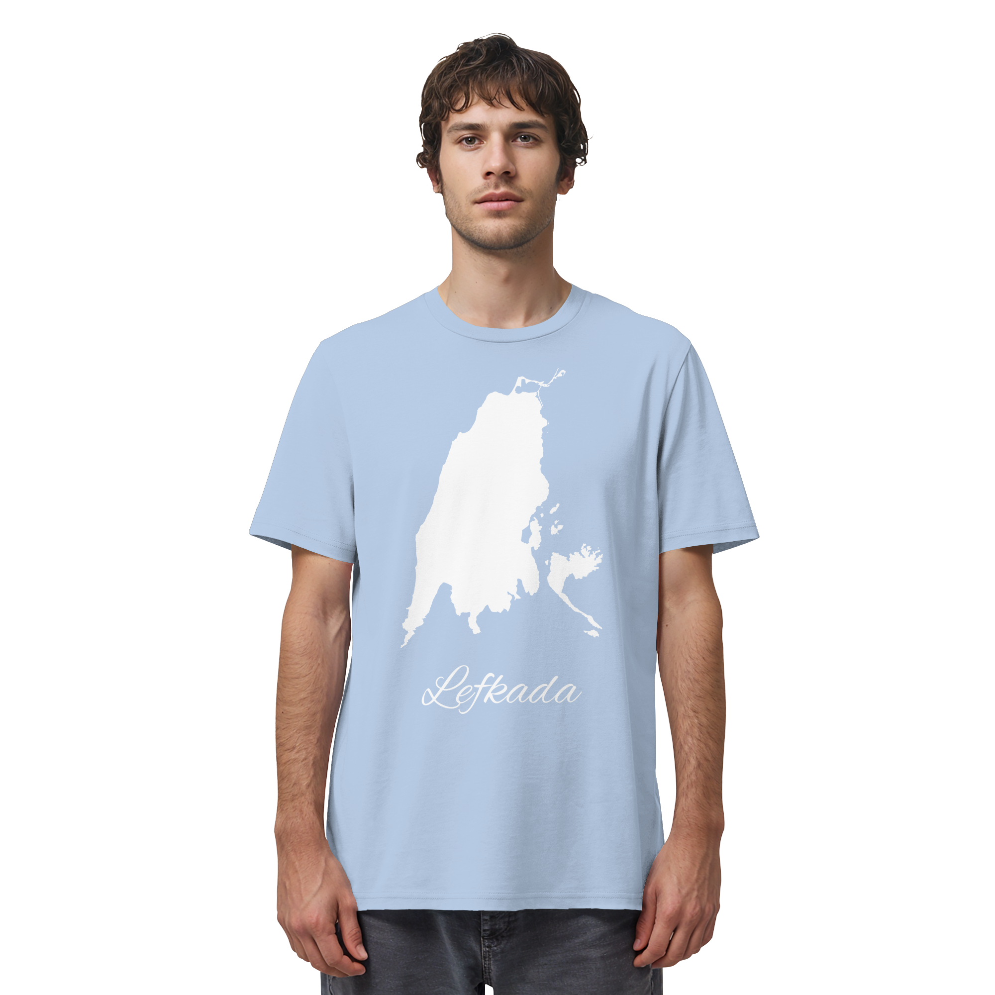 Lefkada Silhouette Griechenland - Organic Shirt