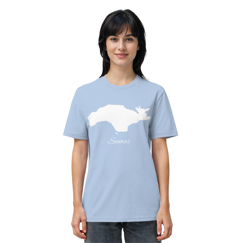 Samos Silhouette Griechenland - Organic Shirt