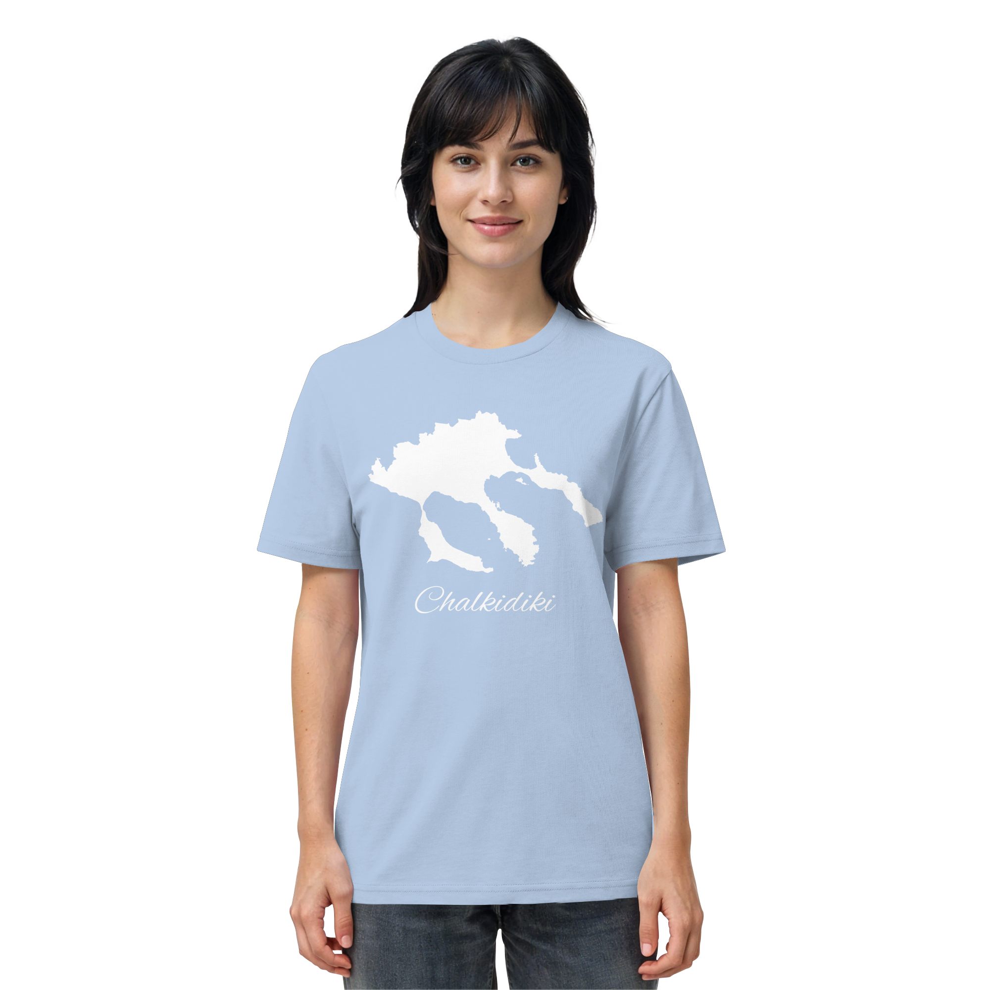 Chalkidiki Silhouette Griechenland - Organic Shirt