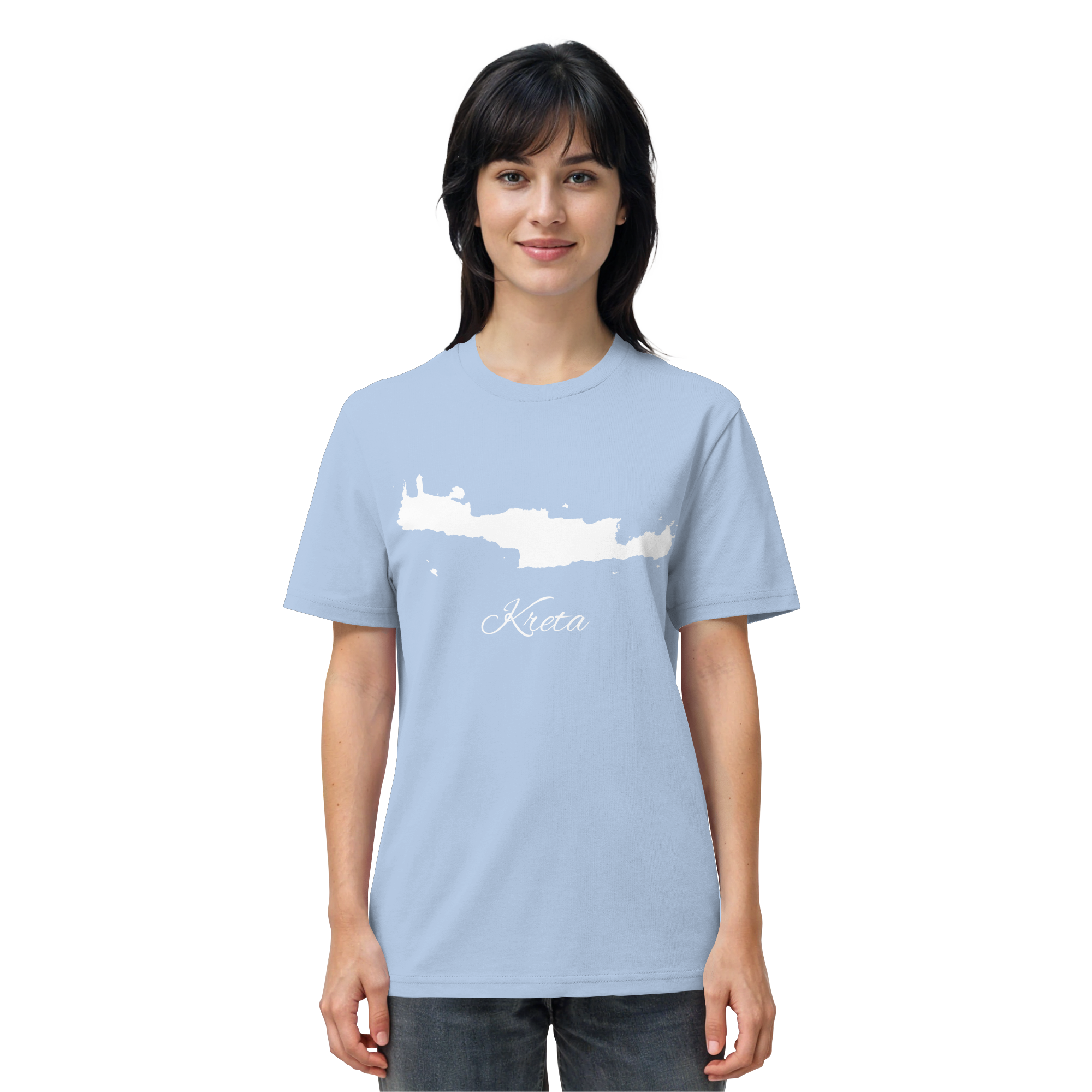 Kreta Silhouette Griechenland - Organic Shirt