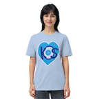 Kos - Blaues Herz - Organic Shirt