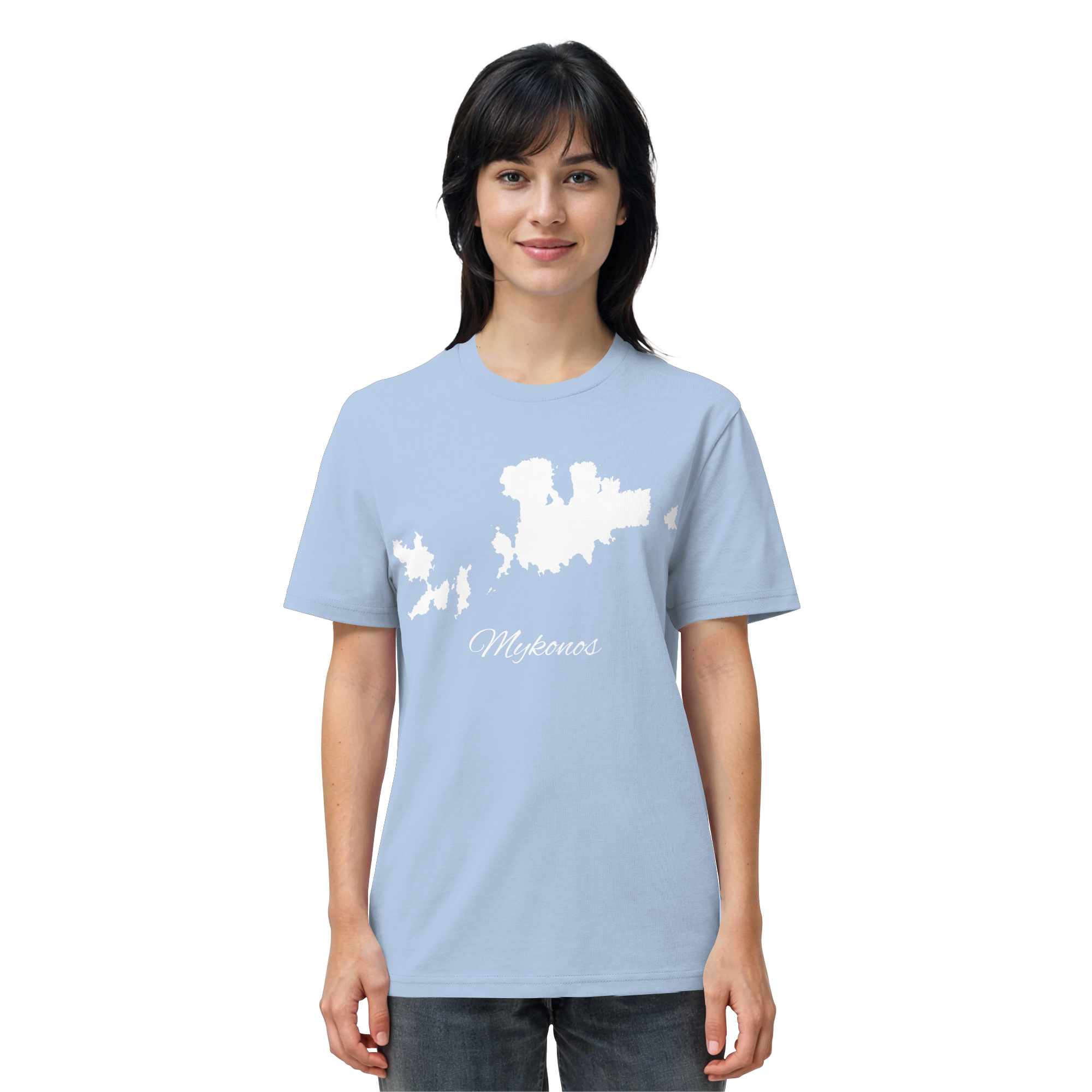 Mykonos Silhouette Griechenland - Organic Shirt