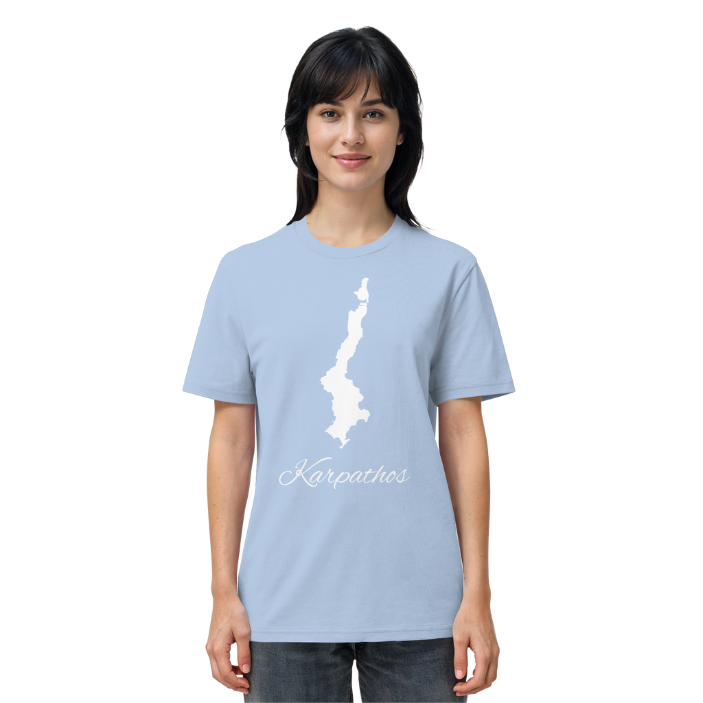 Karpathos Silhouette Griechenland - Organic Shirt