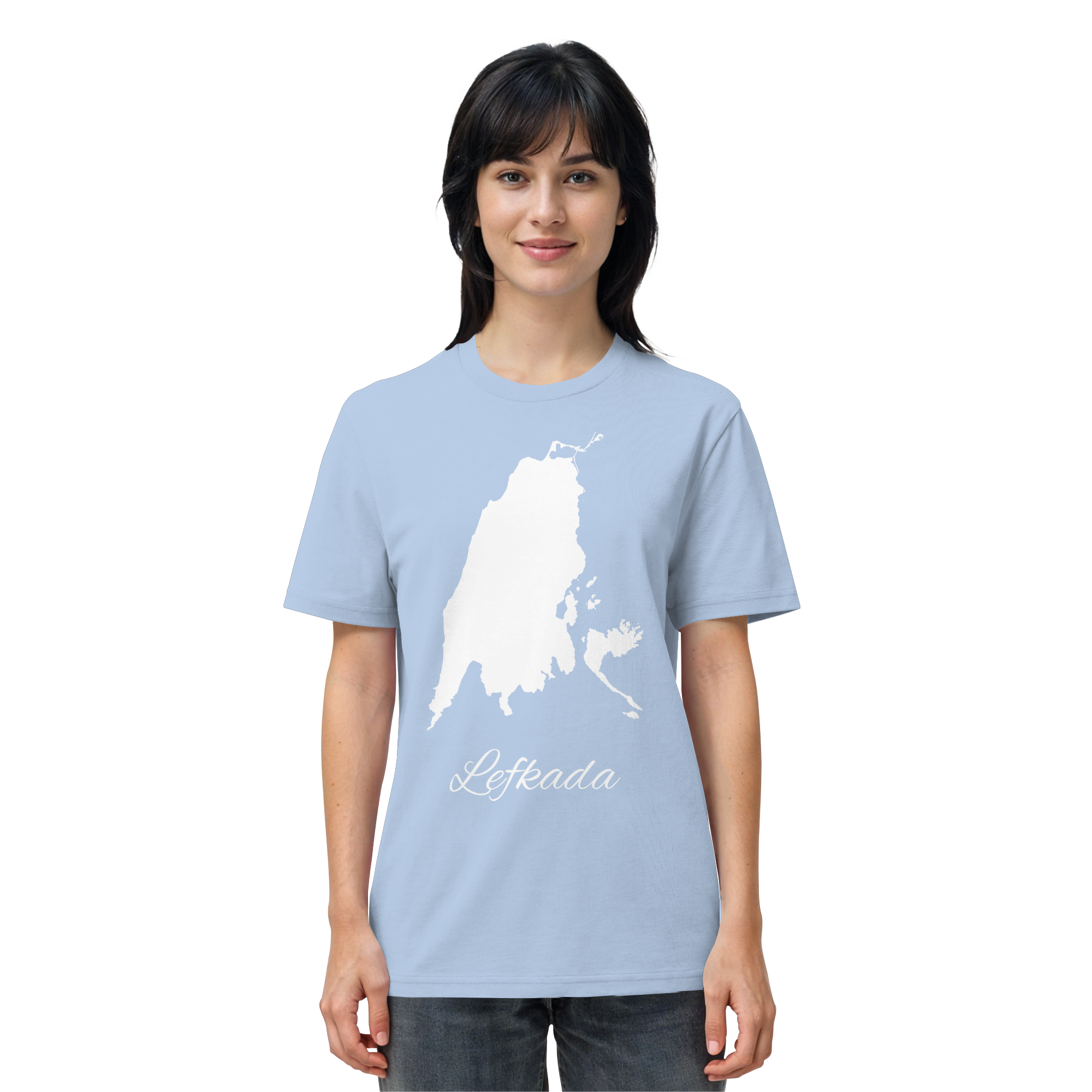 Lefkada Silhouette Griechenland - Organic Shirt