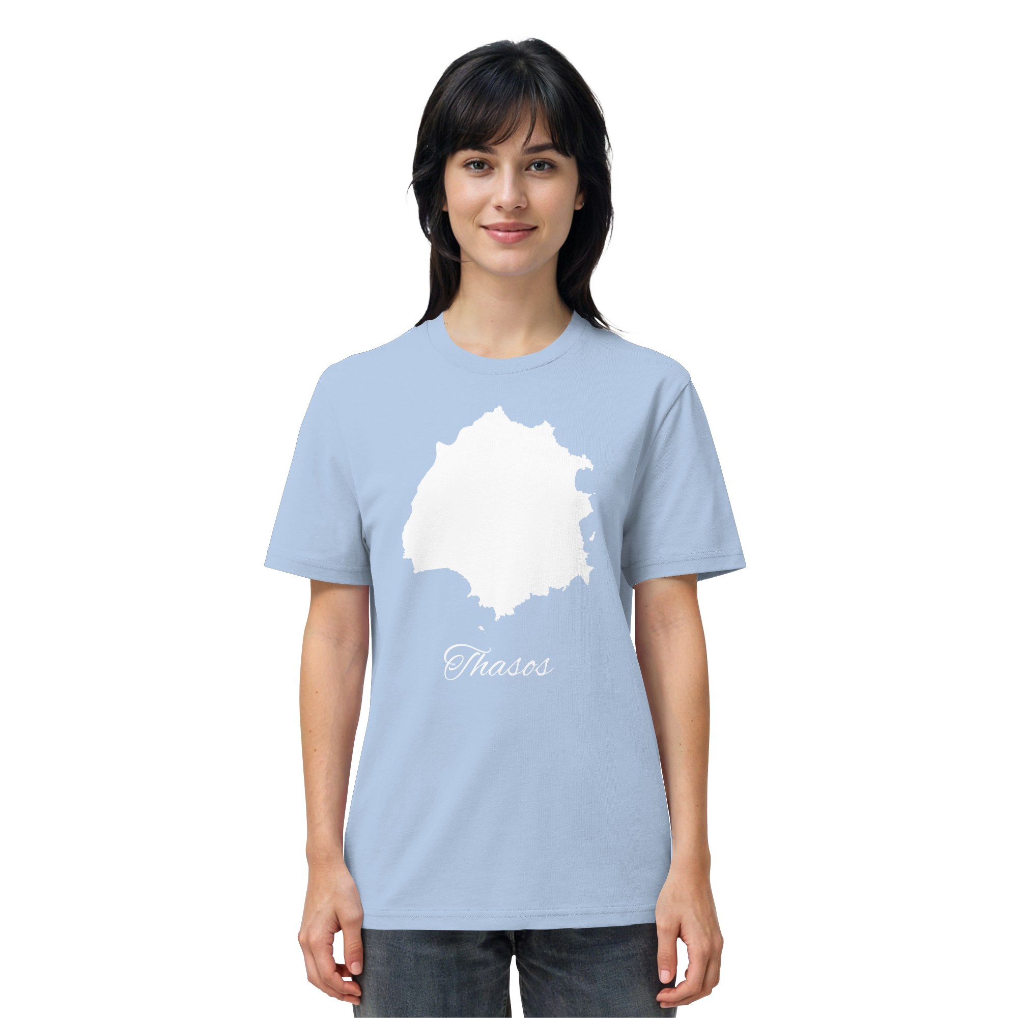 Thasos Silhouette Griechenland - Organic Shirt