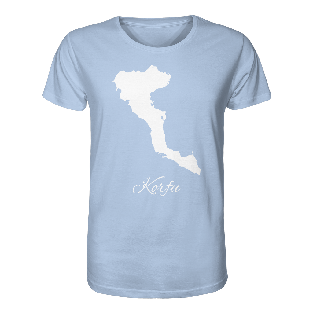 Korfu Silhouette Griechenland - Organic Shirt